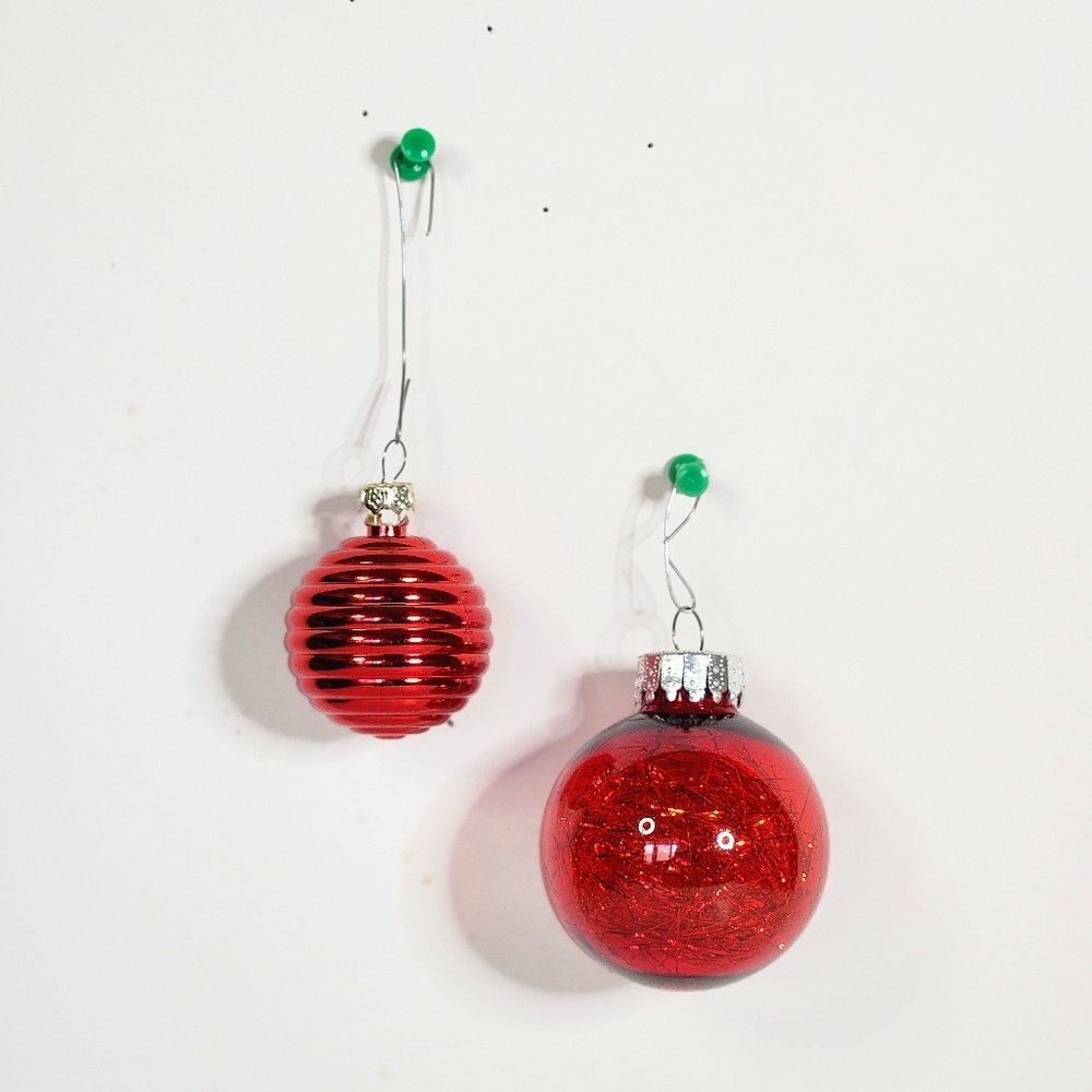 Tonsil christmas Bough Ornament and Ruffle Bough Ornament